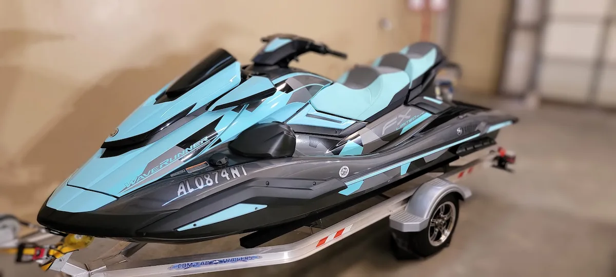 Waverunner detailed and restored by Liquid Art Auto Spa in North Alabama